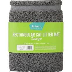 Frisco High Sided Cat Litter Box, Extra Large & Frisco Rectangular Cat Litter Mat -Frisco 933398 PT6. AC SS1800 V1692303977