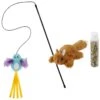 Frisco Squirrel Plush Cat Toy With Refillable Catnip & Frisco Bird With Feathers Teaser Wand Cat Toy With Catnip -Frisco 962030 MAIN. AC SS1800 V1694783954