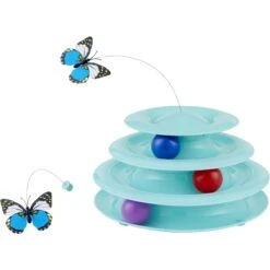 Frisco Butterfly Cat Tracks Cat Toy & Frisco Bee & Leaf Cat Tracks Cat Toy With Catnip -Frisco 971574 PT1. AC SS1800 V1696340068