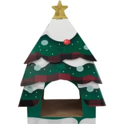 Frisco Holiday Christmas Tree Cardboard Cat House & Frisco Holiday Santa's Workshop Cardboard Cat House 14 Frisco Holiday Christmas Tree Cardboard Cat House & Frisco Holiday Santa's Workshop Cardboard Cat House -Frisco 986190 PT3. AC SS1800 V1698258115