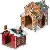 Frisco Holiday Log Cabin Cardboard Cat House & Frisco Holiday Santa's Workshop Cardboard Cat House -Frisco 986198 MAIN. AC SS1800 V1698257848