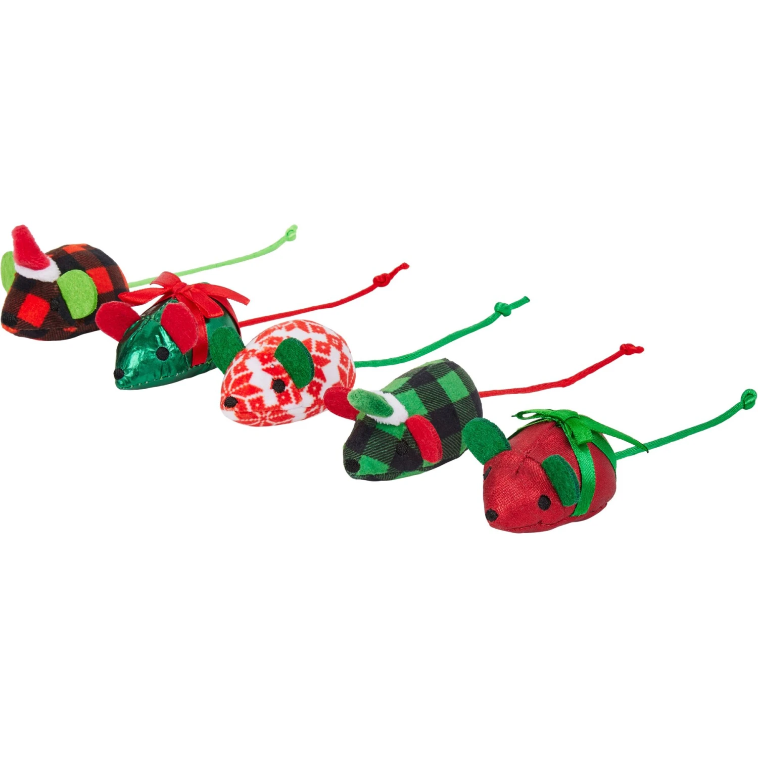 Frisco Holiday Santa Hat & Mistletoe Cat Tracks Cat Toy & Frisco Holiday Mice Cat Toy With Catnip, 5 Count 7 Frisco Holiday Santa Hat & Mistletoe Cat Tracks Cat Toy & Frisco Holiday Mice Cat Toy With Catnip, 5 Count - Image 6