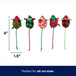 Frisco Holiday Santa Hat & Mistletoe Cat Tracks Cat Toy & Frisco Holiday Mice Cat Toy With Catnip, 5 Count 15 Frisco Holiday Santa Hat & Mistletoe Cat Tracks Cat Toy & Frisco Holiday Mice Cat Toy With Catnip, 5 Count -Frisco 986278 PT6. AC SS1800 V1698258116